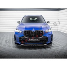 Podaljšek sprednjega odbijača V.2 črni sijaj BMW X5 G05 LCI M-Pack 23-