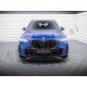 Podaljšek sprednjega odbijača V.2 črni sijaj BMW X5 G05 LCI M-Pack 23-