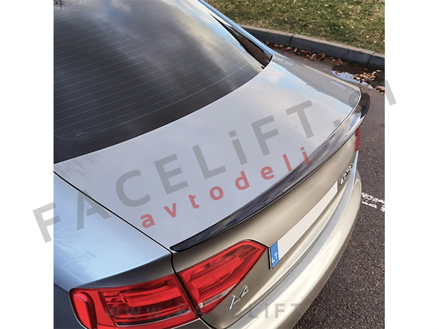 Spojler za prtljažnik črni sijaj Audi A4 Limuzina B8 07-15