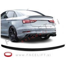 Spojler za prtljažnik črni sijaj Audi A3 Limuzina 8V 12-20