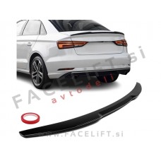 Spojler za prtljažnik črni sijaj Audi A3 Limuzina 8V 12-20