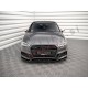 Podaljšek sprednjega odbijača V.1 črni sijaj Audi A3 S3 S line 8V 16-20