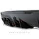 Difuzor z nastavki za izpuh črni Mercedes C S205 W205 AMG Line 14-21