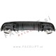 Difuzor z nastavki za izpuh črni Mercedes C S205 W205 AMG Line 14-21 Difuzor z nastavki za izpuh črni Mercedes C S205 W205 AMG Line 14-21