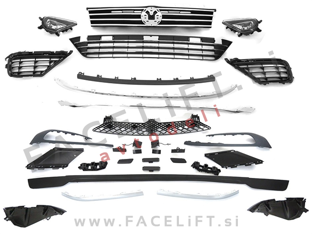 Sprednji odbijač R-Line izgled VW Touareg 14-18