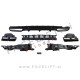Difuzor z nastavki za izpuh črni Mercedes C S205 W205 AMG Line 14-18
