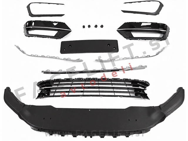 Sprednji odbijač R-Line izgled VW Passat B8 14-19