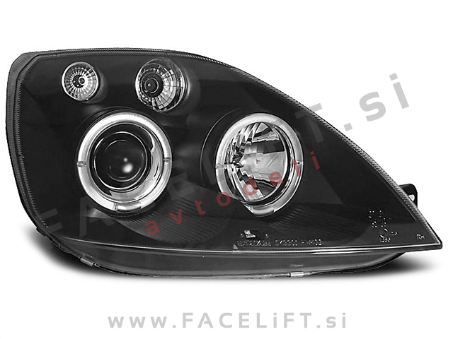 Žarometi z LED Angel Eyes Ford Fiesta 02-05