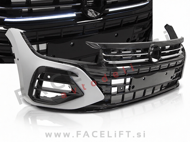 Sprednji odbijač R-Line izgled z LED masko VW Arteon 17-20