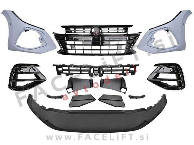 Sprednji odbijač R-Line izgled z LED masko VW Arteon 17-20