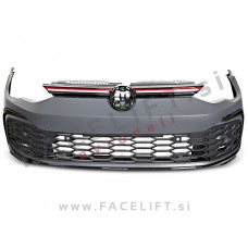 Sprednji odbijač GTI izgled z LED masko VW Golf 8 19-24