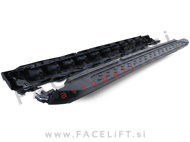Bočne stopnice črne Mercedes GLK X204 08-15
