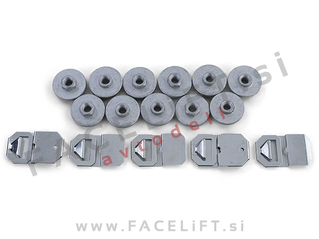 Bočne stopnice črne Mercedes GLK X204 08-15