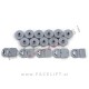 Bočne stopnice črne Mercedes GLK X204 08-15
