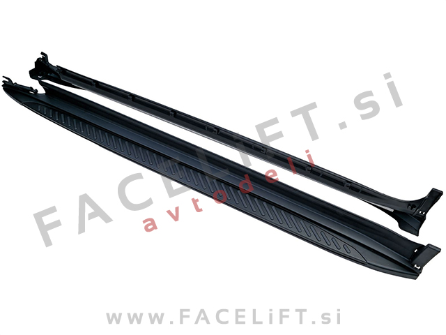 Bočne stopnice črne BMW X3 G01 17-24