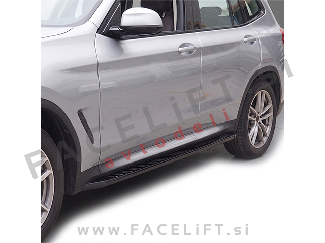 Bočne stopnice črne BMW X3 G01 17-24