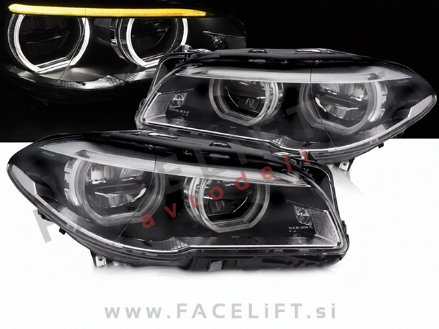 Žarometi Full LED DRL BMW 5 F10 F11 LCI 13-17