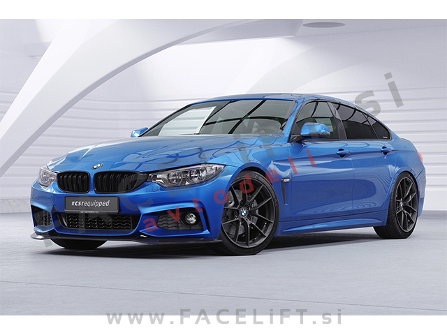 Podaljšek sprednjega odbijača za barvanje BMW 4 F32 F33 F36 M-Pack 13-20
