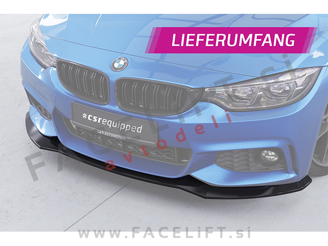 Podaljšek sprednjega odbijača za barvanje BMW 4 F32 F33 F36 M-Pack 13-20