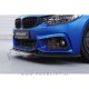Podaljšek sprednjega odbijača črni sijaj BMW 4 F32 F33 F36 M-Pack 13-20