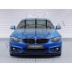Podaljšek sprednjega odbijača črni sijaj BMW 4 F32 F33 F36 M-Pack 13-20