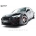Podaljšek sprednjega odbijača V.1 črni sijaj Audi A6 S6 S line C8 18-25