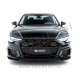 Podaljšek sprednjega odbijača V.1 črni sijaj Audi A6 S6 S line C8 18-25