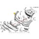 Sprednji odbijač PDC SRA Mercedes ML W166 11-15