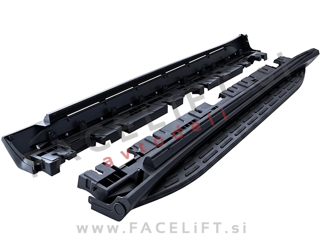 Bočne stopnice črne Mercedes GLS X167 19-