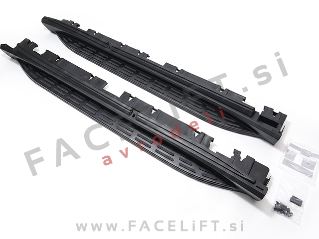 Bočne stopnice črne Mercedes GLS X167 19-