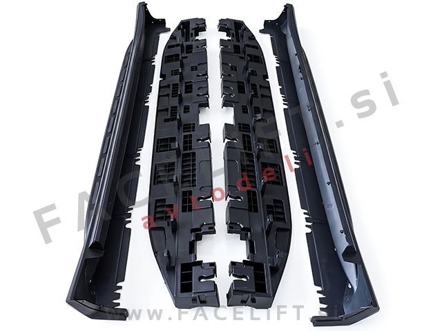 Bočne stopnice črne Mercedes GLS X167 19-