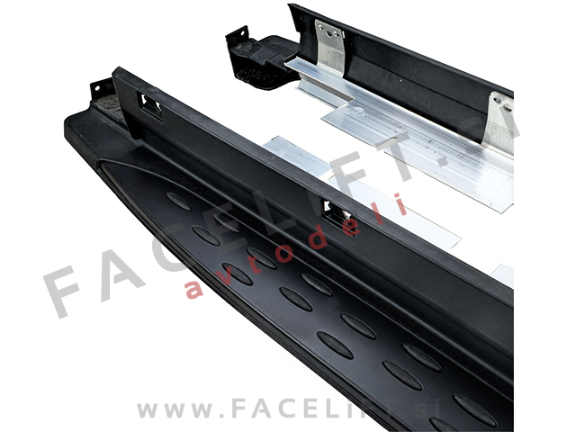 Bočne stopnice črne Mercedes GLB X247 19-26