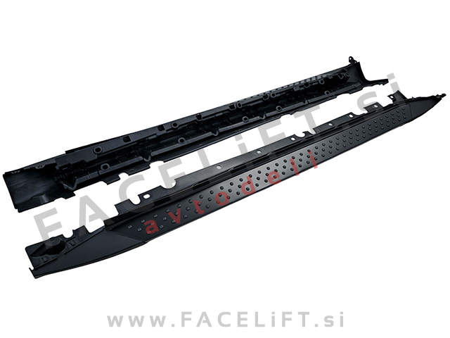 Bočne stopnice črne BMW X5 E70 06-13
