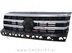 Maska črna z kromiranimi letvami VW Crafter 17-