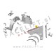 Sprednji blatnik levi Mercedes ML W166 11-15