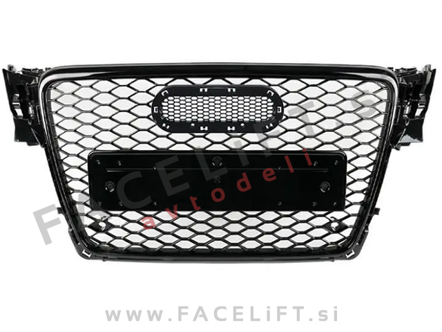 Maska RS izgled črna sijaj Audi A4 B8 8K 07-11