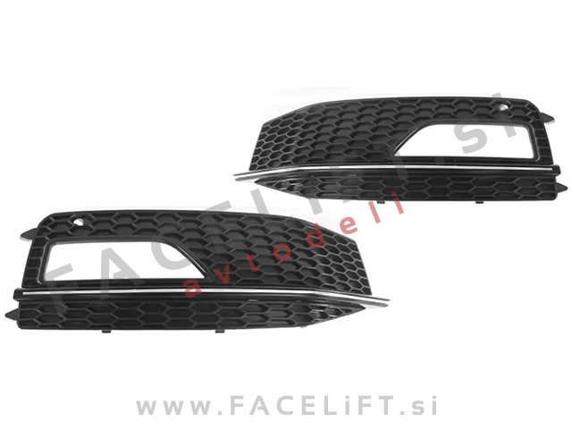 Mreže sprednjega odbijača RS izgled Audi A4 B8 8K S line 11-15