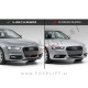 Mreže sprednjega odbijača RS izgled Audi A4 B8 8K S line 11-15
