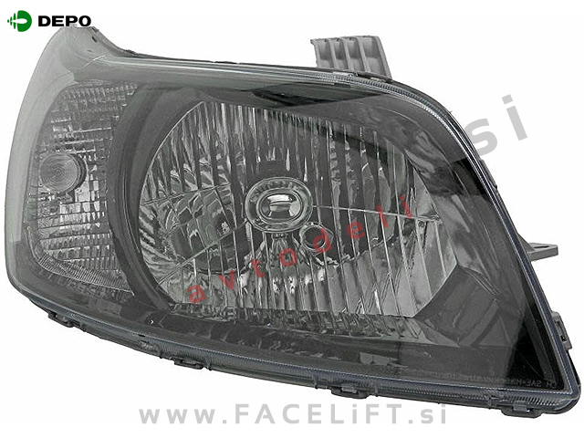 Žaromet črni desni Chevrolet Aveo Hatchback T250 08-11