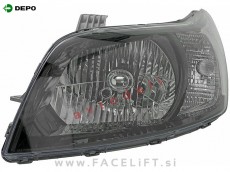 Žaromet črni levi Chevrolet Aveo Hatchback T250 08-11