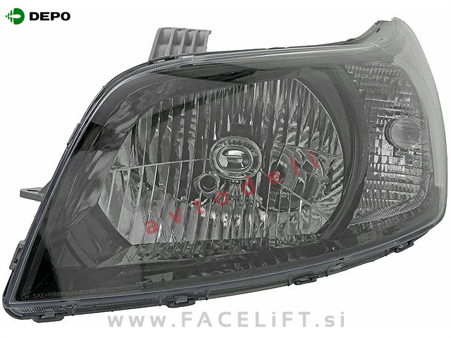 Žaromet črni levi Chevrolet Aveo Hatchback T250 08-11