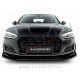 Podaljšek sprednjega odbijača črni sijaj Audi A5 S5 Coupe Sportback 17-19