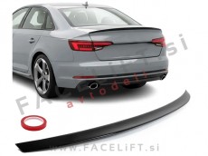 Spojler za prtljažnik črni sijaj Audi A4 Limuzina B9 15-24