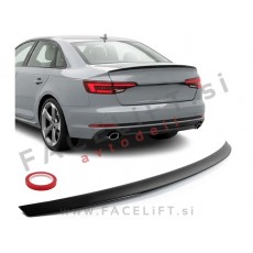 Spojler za prtljažnik črni sijaj Audi A4 Limuzina B9 15-24