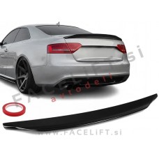 Spojler za prtljažnik črni sijaj Audi A5 Coupe 07-16