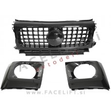 Maska črna sijaj Mercedes G W463 18-24