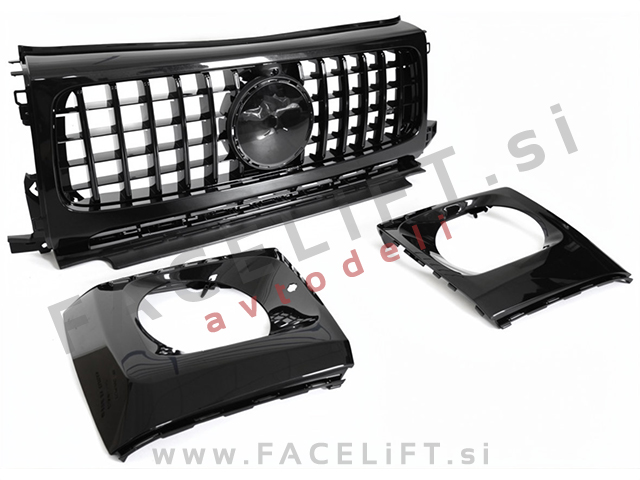 Maska črna sijaj Mercedes G W463 18-24 Maska črna sijaj Mercedes G W463 18-24