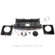 Maska črna kromirana sijaj Mercedes G W463 18-24