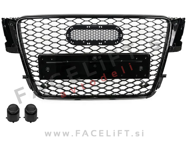 Maska RS izgled črna sijaj Audi A5 8F 8T 07-11