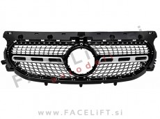 Maska Diamond Black Mercedes GLA H247 20-23